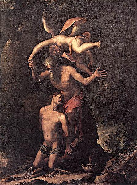 Jacopo Ligozzi Sacrifice of Isaac China oil painting art